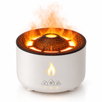 Volcano - Mittlerer Aromadiffuser mit 3D-Vulkan- & Flammeneffekt, Farbwechsel und Fernbedienung