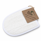 Luffa Peelinghandschuh – doppelseitig aus Luffa & Baumwolle