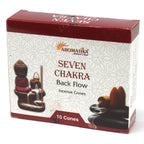 Aromatica Backflow Räucherkegel  - 7 Chakren