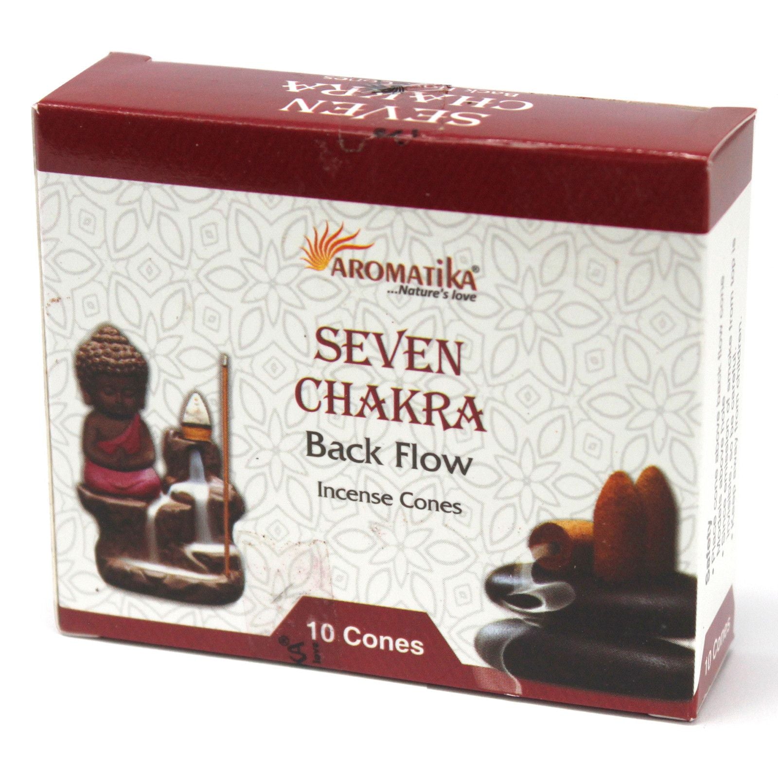 Aromatica Backflow Räucherkegel  - 7 Chakren