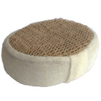 Jute Peelingschwamm, Braun