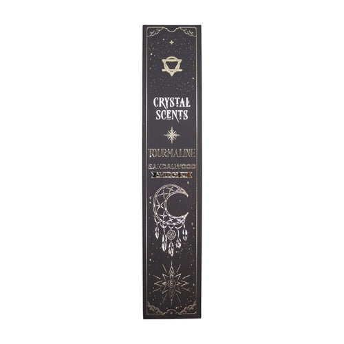 Crystal Scents Räucherstäbchen mit Turmalin – Sandelholz