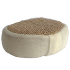 Jute Peelingschwamm, Braun