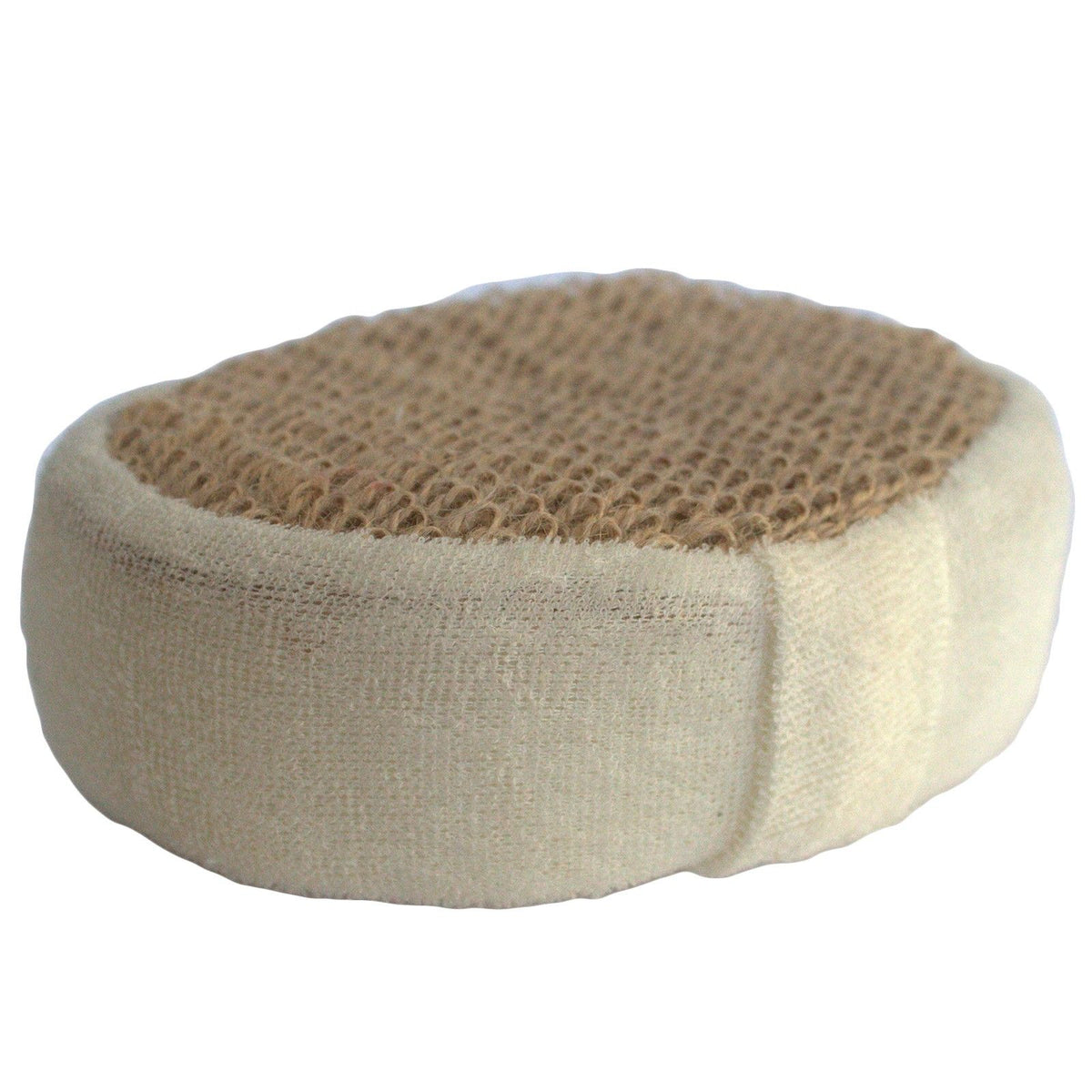 Jute Peelingschwamm, Braun
