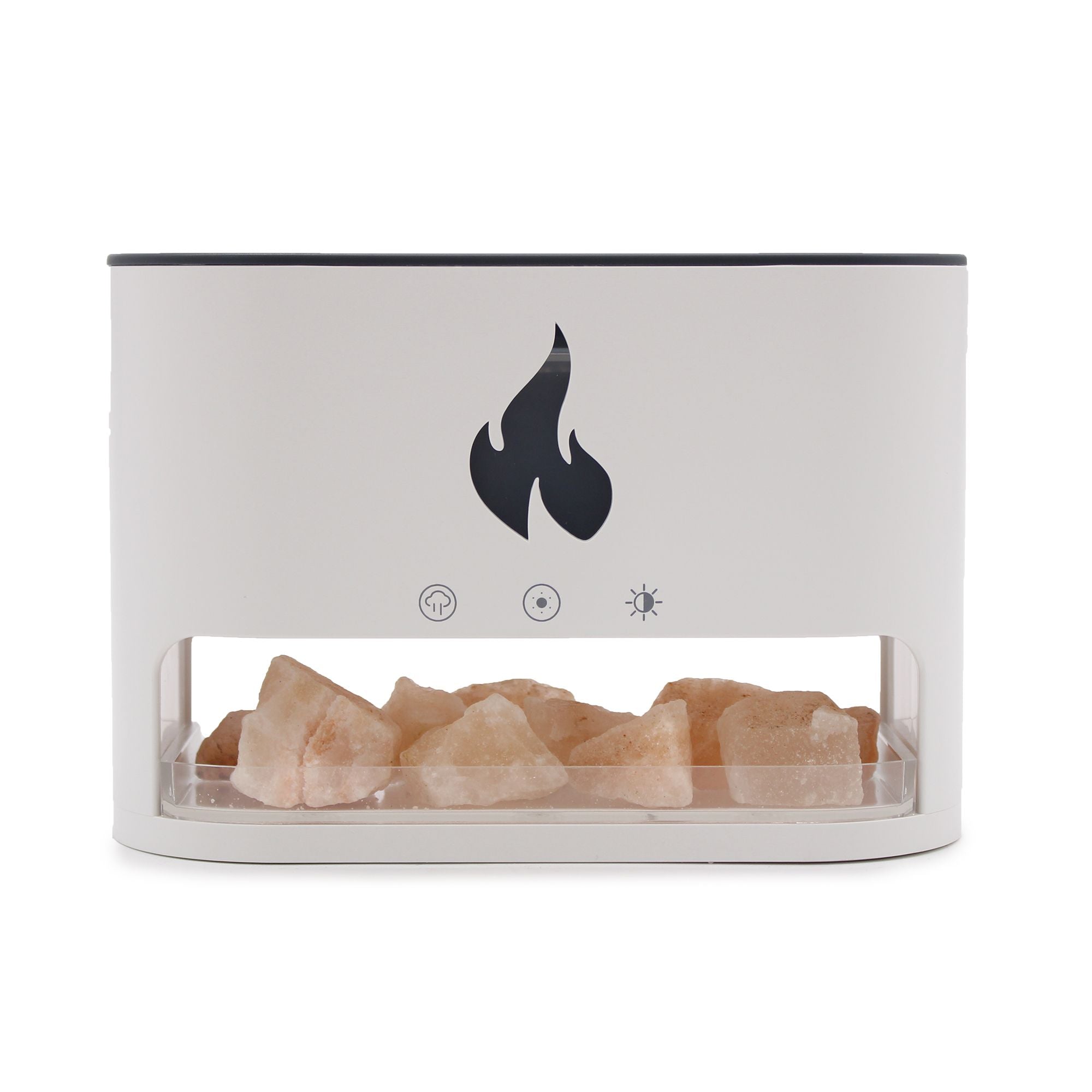 Blaze Aromadiffuser mit Himalaya-Salzkammer und Flammeneffekt