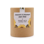 Badebombe „Sunflower Serenity“ mit Kamille & Sonnenblumenblüten –  neue Leichtigkeit
