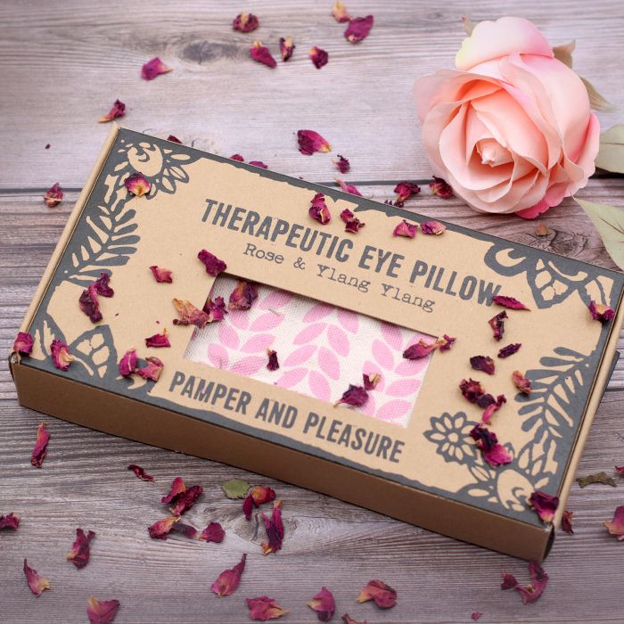 Agnes & Cat Augenkissen – Pamper & Pleasure – mit Rose & Ylang-Ylang für Ruhe & Wohlgefühl