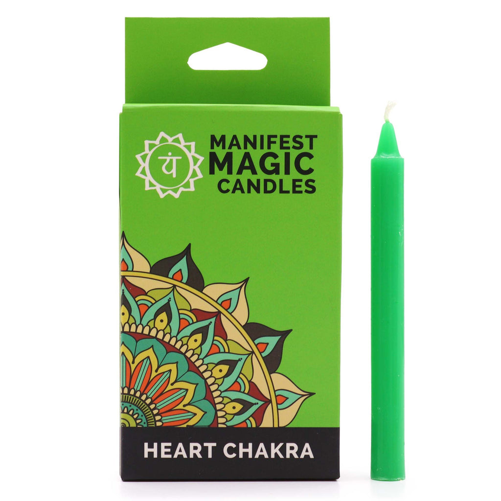 Manifest Magic Kerzen – Herzchakra, Grün