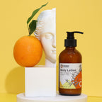 Aromatherapie Vitamin C Körperlotion mit Orange & Zitrone – schnell einziehend
