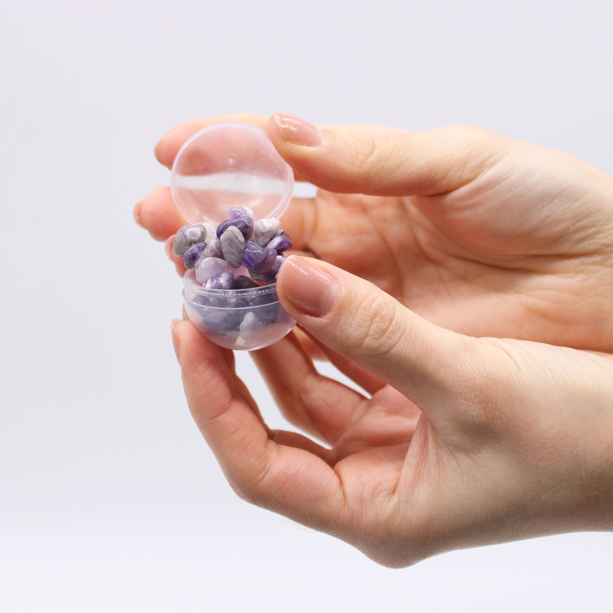 Badebombe mit Amethyst-Armband – Lavendel, Teebaum & Meersalz