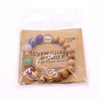 Zedernholzarmband mit 7 Chakra Steinen