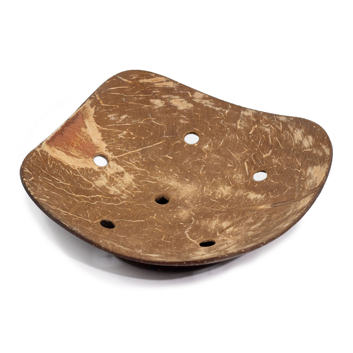 Kokosnuss-Seifenschale – quadratisch, handgemacht & natürlich, 11 cm