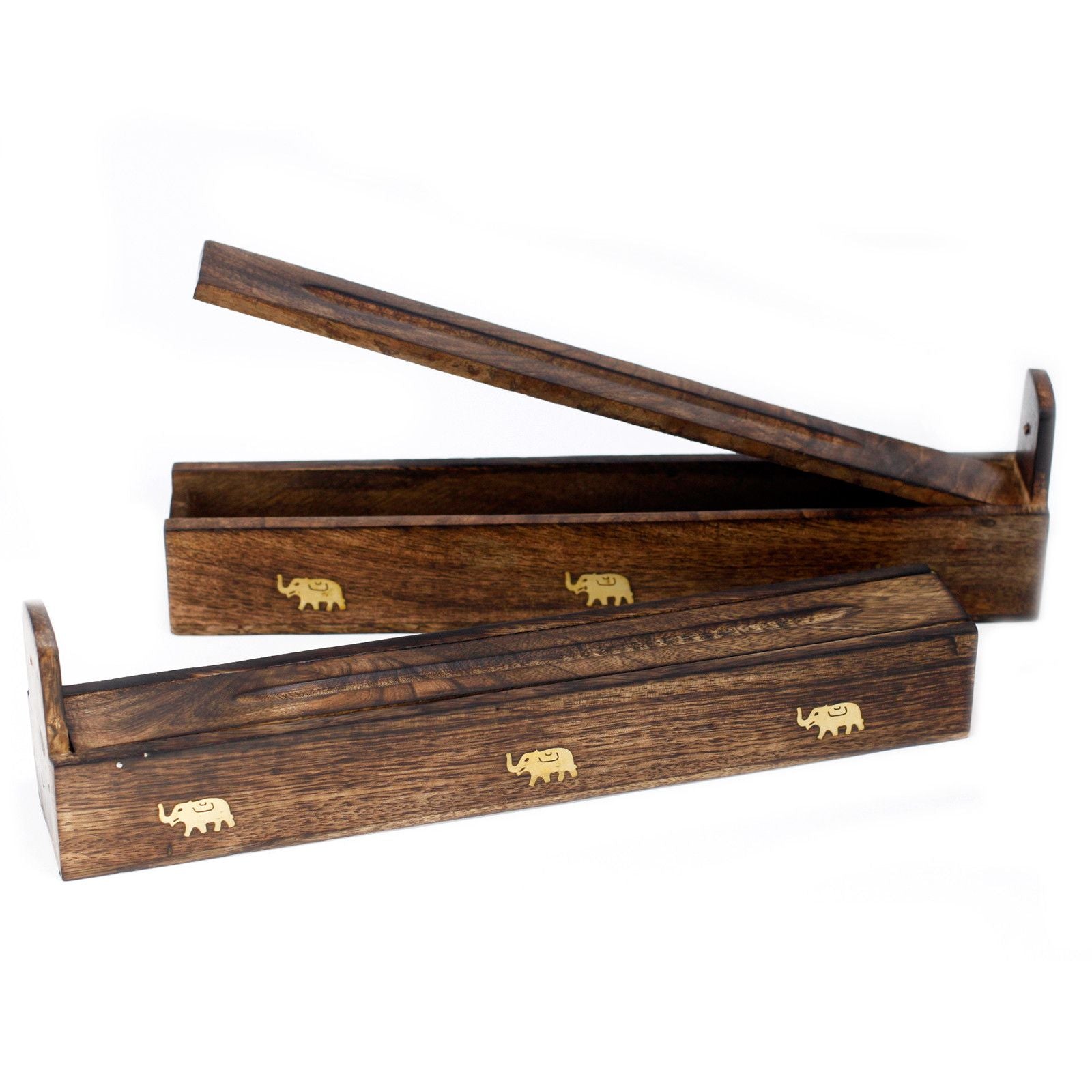 Räucherstäbchentruhe aus Mangoholz