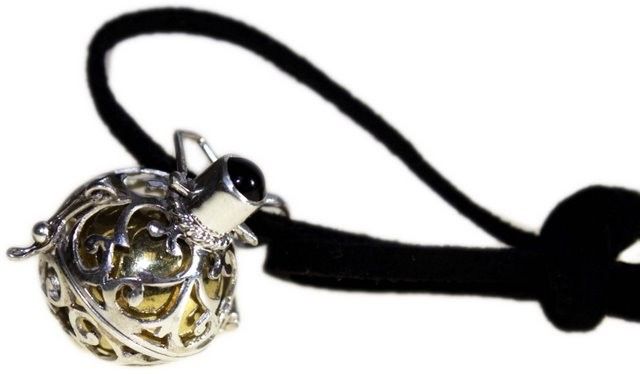 Halskette Engelsglöckchen - Nachtzauber- 925 Silber