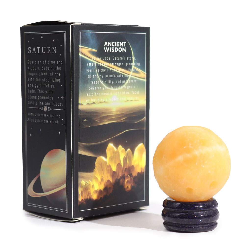 Edelsteinplanet Saturn - Gelbe Jade - Fokus & Disziplin