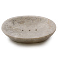 Marmor-Seifenschale – klassisch oval in Creme-Beige