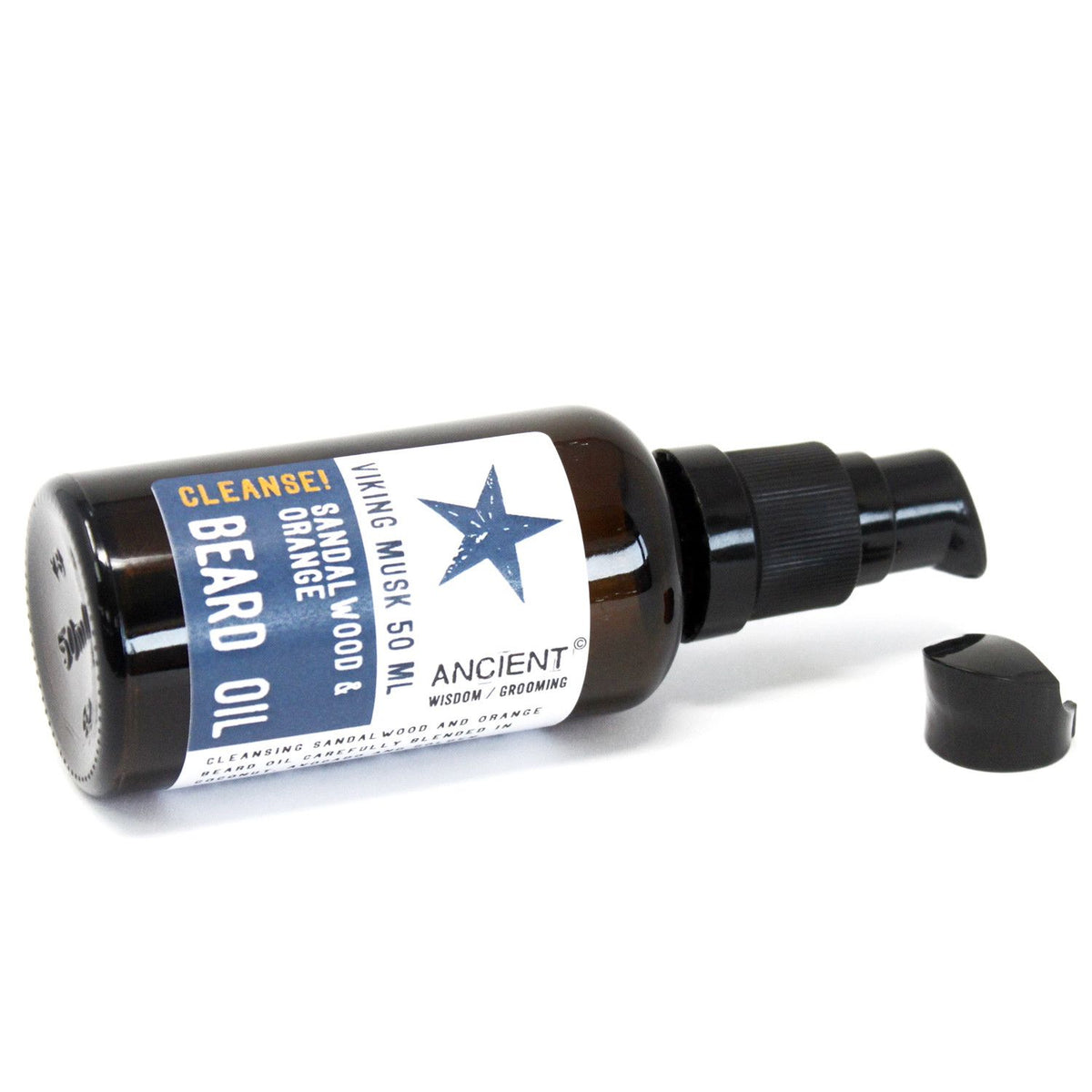 Bartöl Viking Musk – Orange & Sandelholz für reinigende Bartpflege