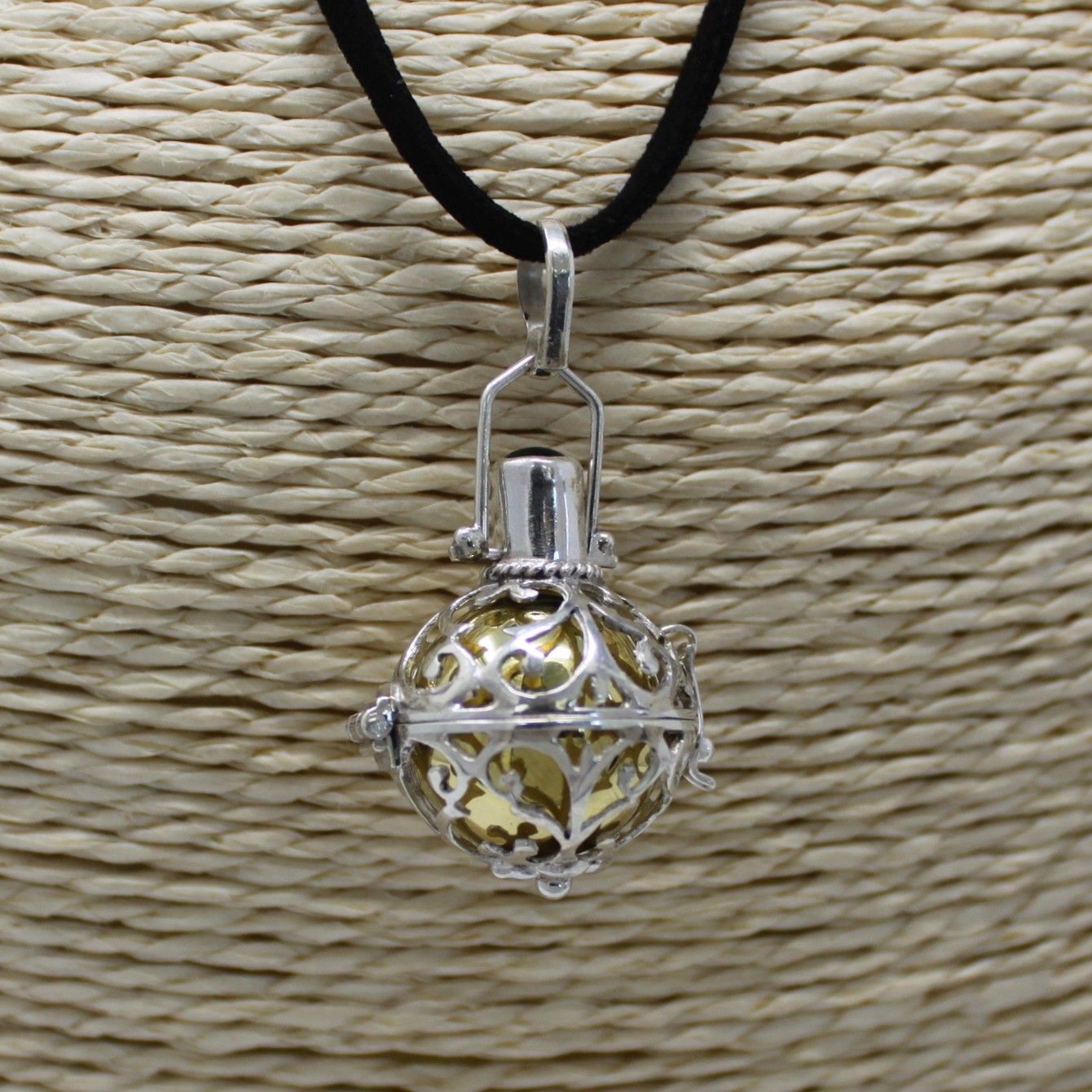 Halskette Engelsglöckchen - Nachtzauber- 925 Silber