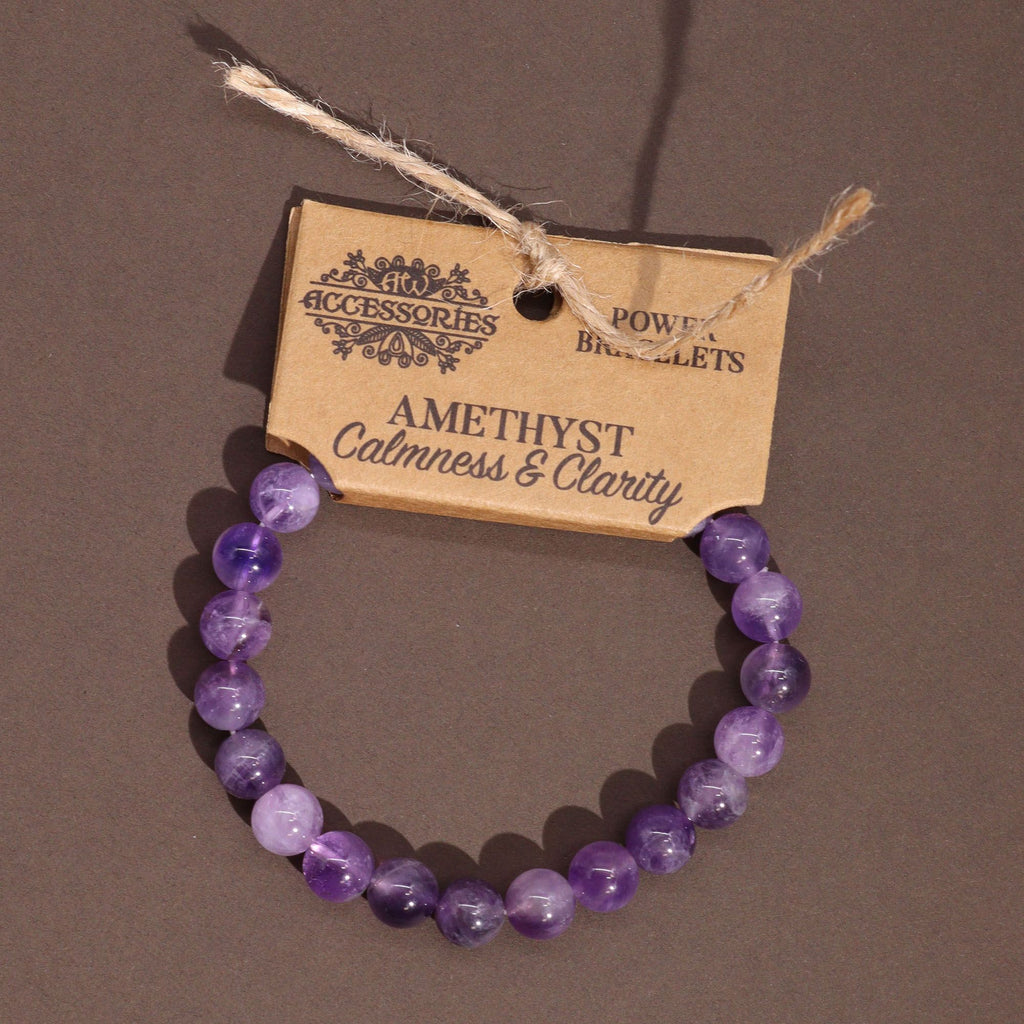 Kraftarmband- Amethyst