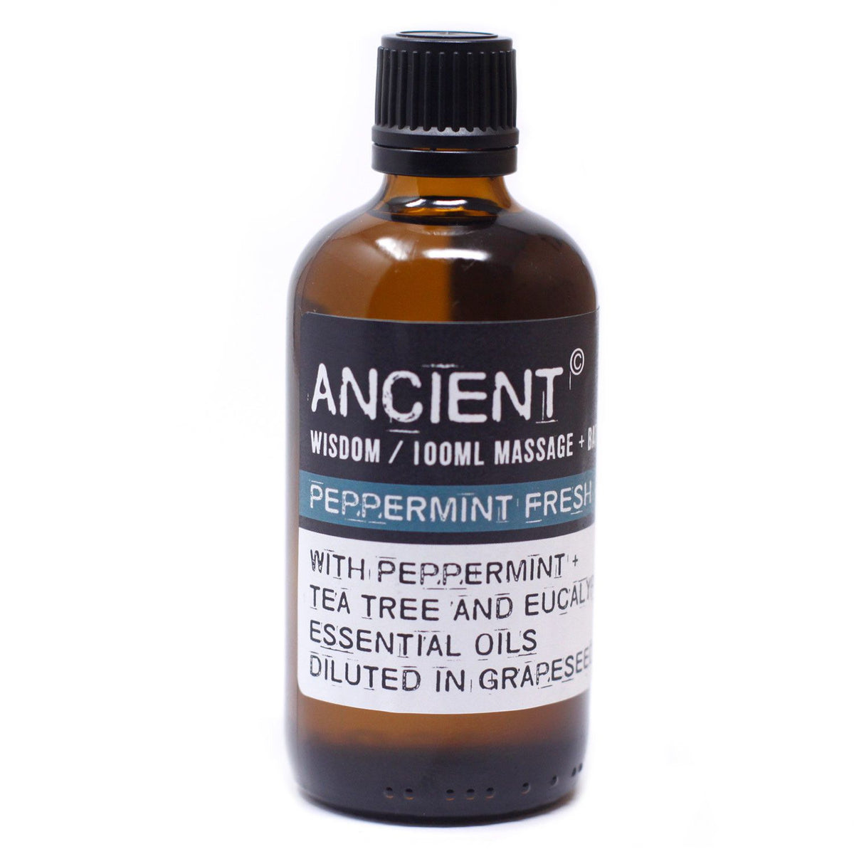 Massage- & Badeöl Peppermint Fresh mit Pfefferminze, Teebaum & Eukalyptus – belebend