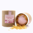 Badebombe „Blooming Pink Bliss“ mit Rose & Ringelblumen – inneres Gleichgewicht