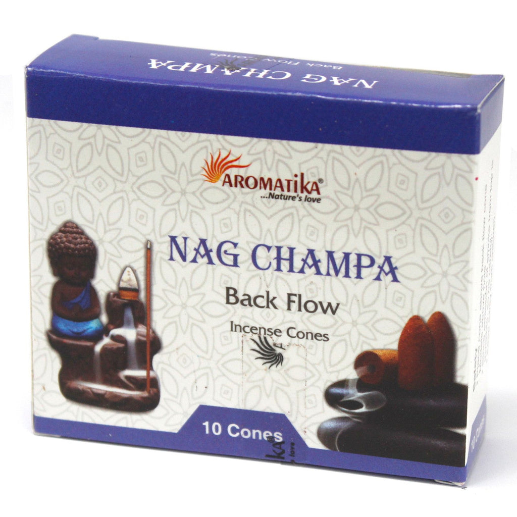 Aromatica Backflow Räucherkegel  - Nag Champa