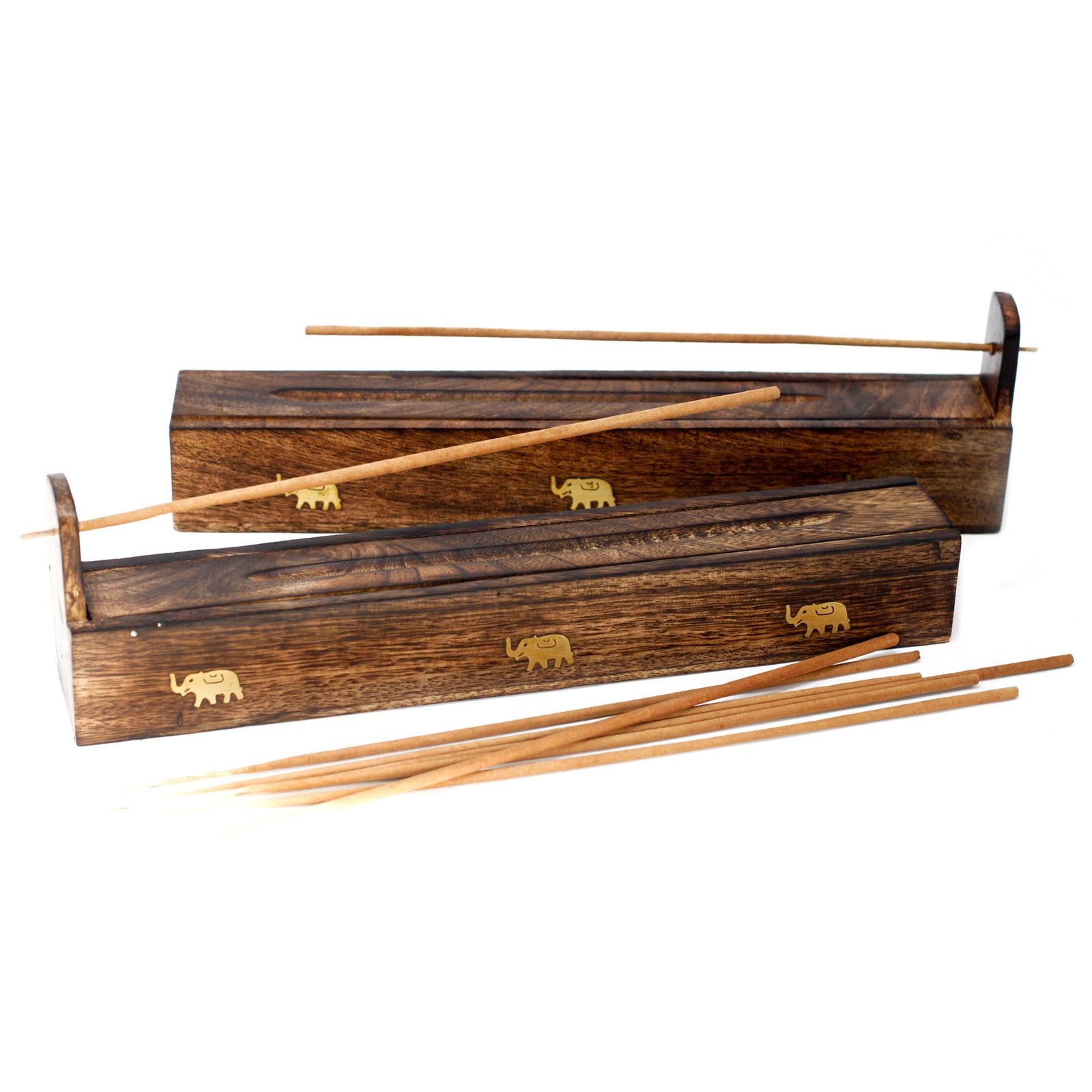 Räucherstäbchentruhe aus Mangoholz