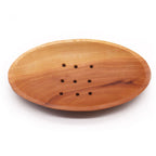 Mahagoni-Seifenschale – oval – handgemacht & nachhaltig
