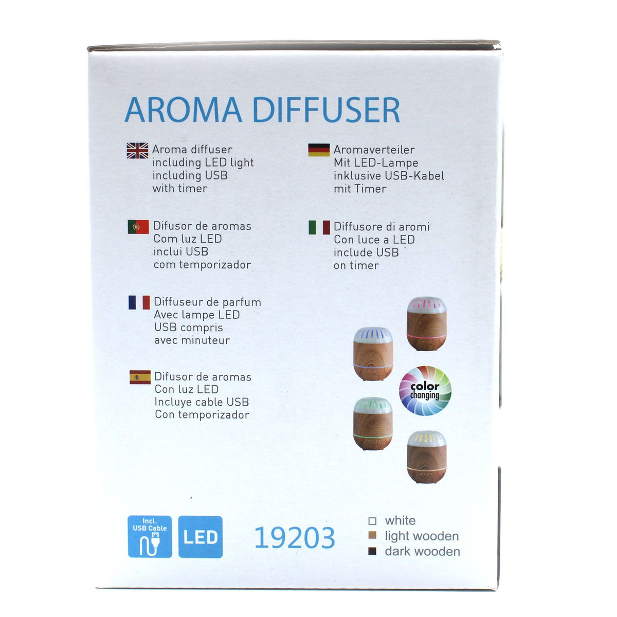 Kopenhagen Ultraschall-Aromadiffuser mit Farbwechsel und Timer