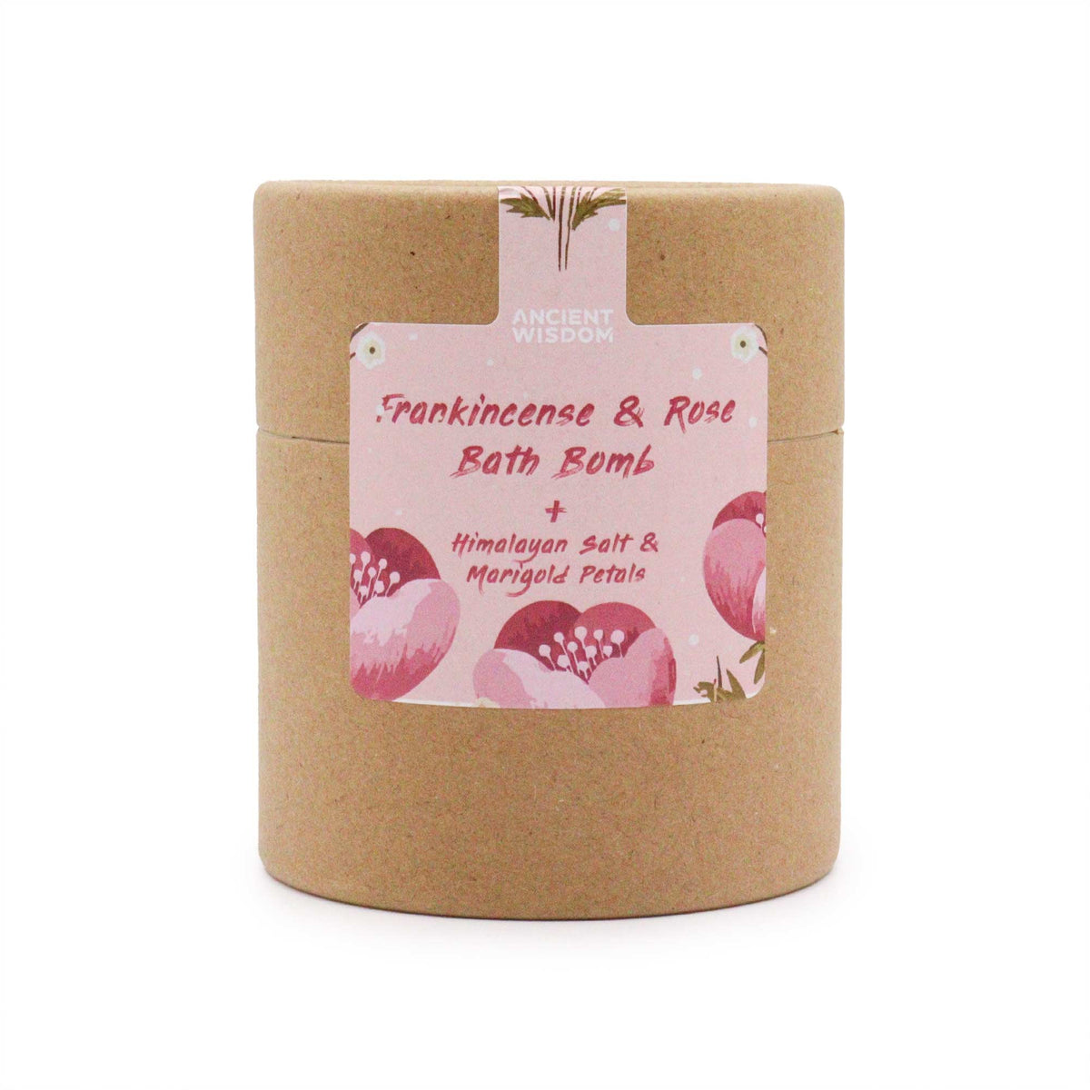 Badebombe „Blooming Pink Bliss“ mit Rose & Ringelblumen – inneres Gleichgewicht