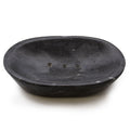 Marmor-Seifenschale – klassisch oval in elegantem Schwarz