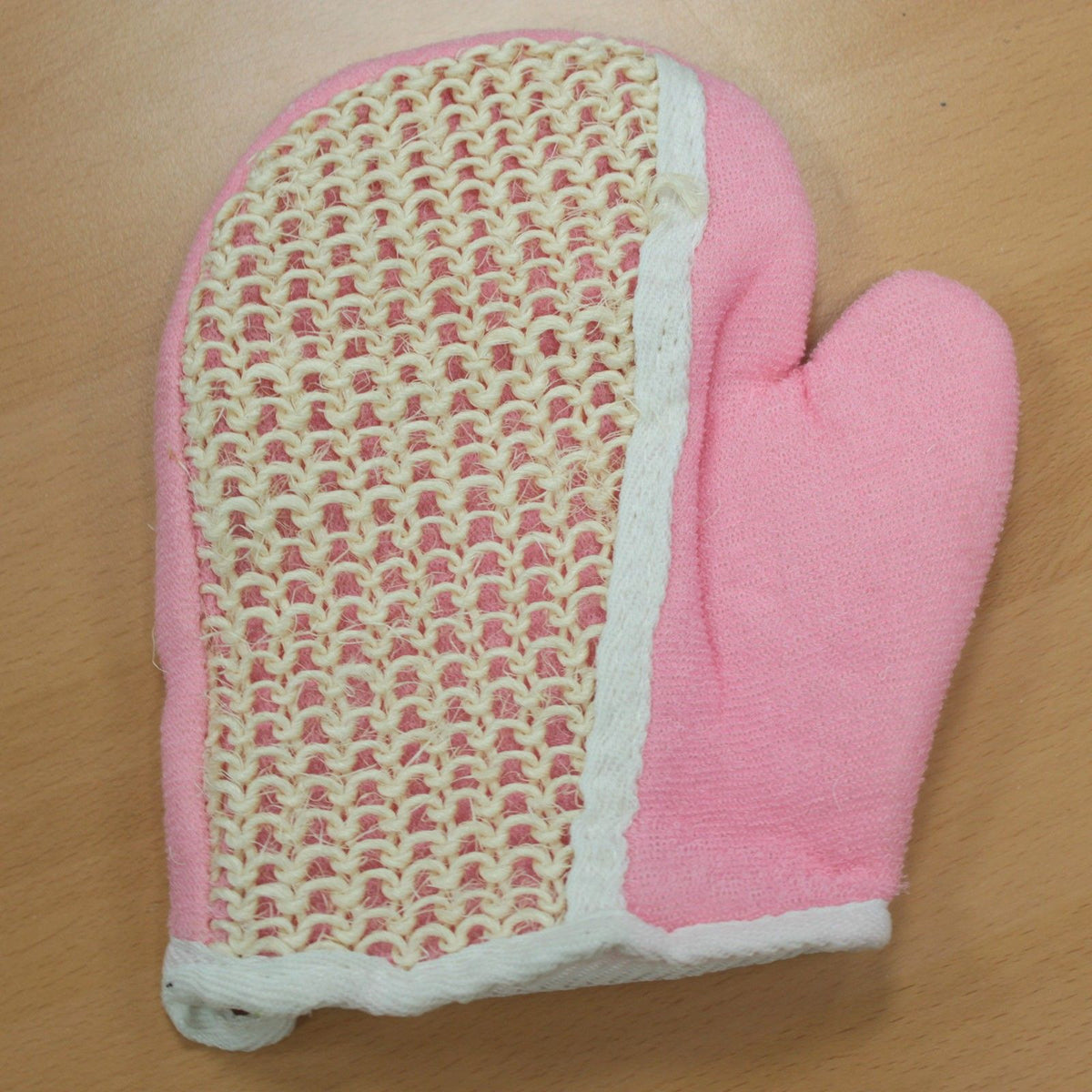 Jute Peelinghandschuh, extra stark & farblich sortiert