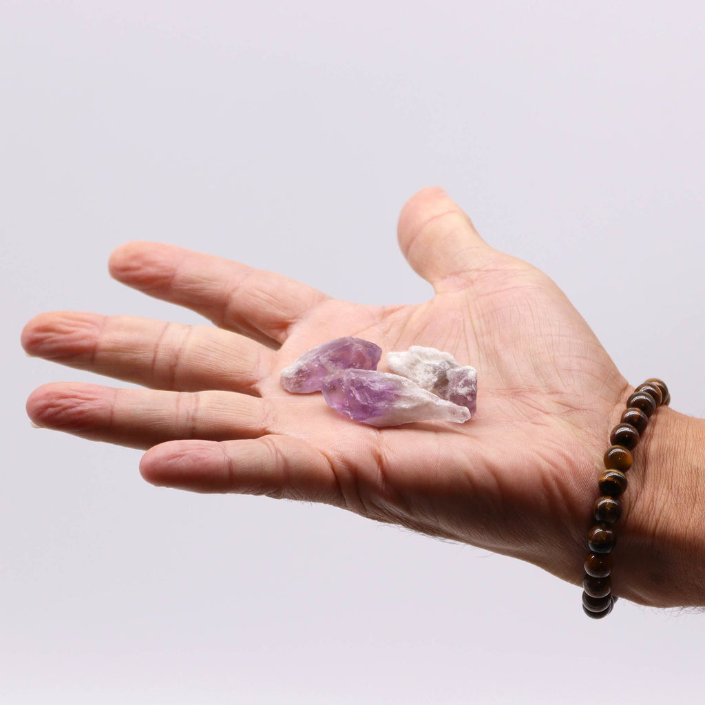 Amethyst - Rohsteinspitzen - Ruhe & spirituelles Wachstum