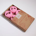 Aromatherapie Zen Duschbomben Set „Love Potion“ – 4 Shower Steamer für Sinnlichkeit & Wärme