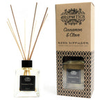 Reed Diffuser mit ätherischen Ölen – Zimt & Nelke, 200 ml