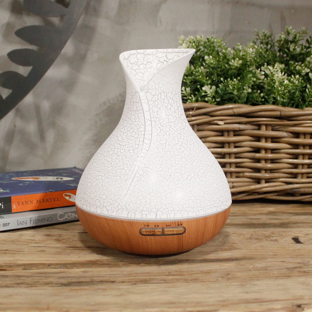 Palma Aromadiffuser in Craquelé-Optik mit Farbwechsel und Timer