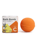 Aromatherapie Vitamin C Badebombe mit Orange & Zitrone – für strahlender wirkende Haut & Anti-Aging-Pflege