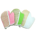 Jute Peelinghandschuh, extra stark & farblich sortiert