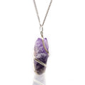 Edelsteinhalskette – Amethyst – Ruhe & Klarheit