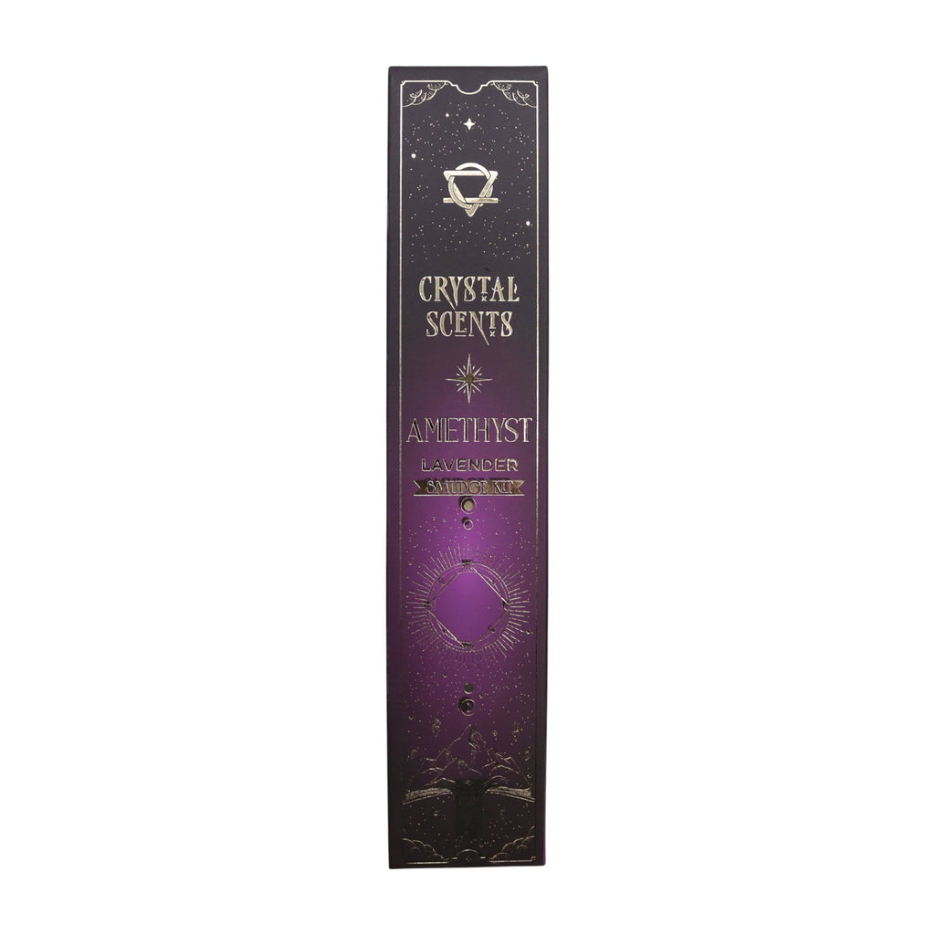 Crystal Scents Räucherstäbchen mit Amethyst – Lavendel