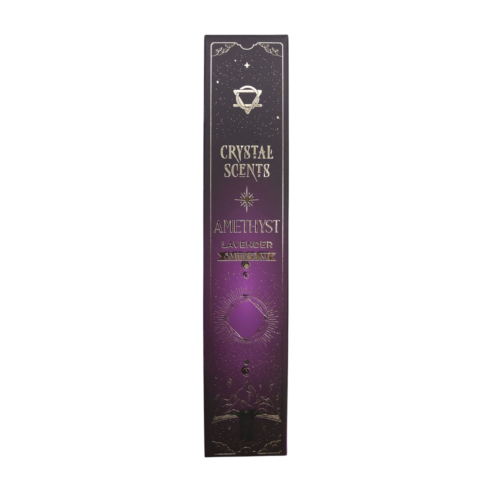 Crystal Scents Räucherstäbchen mit Amethyst – Lavendel