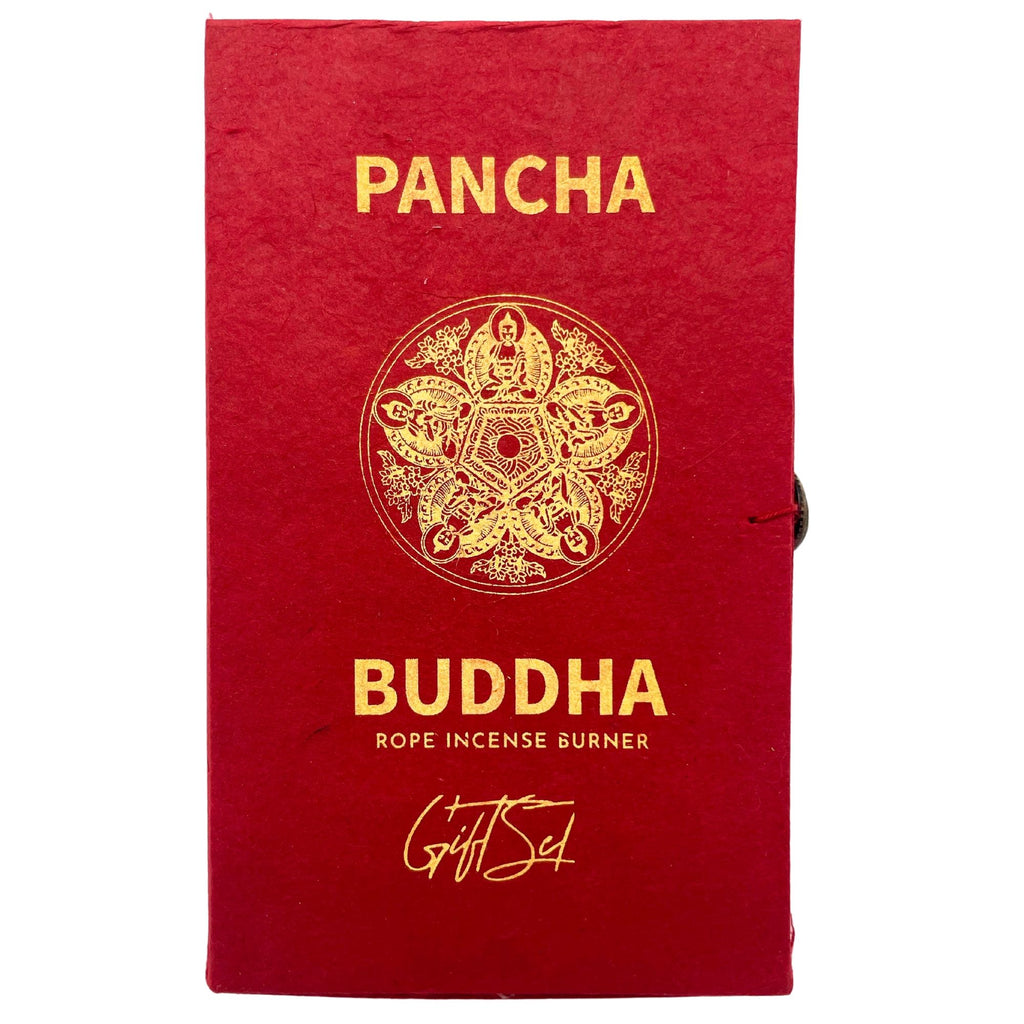 Räucherseil-Set Buddha – mit silberfarbenem Halter