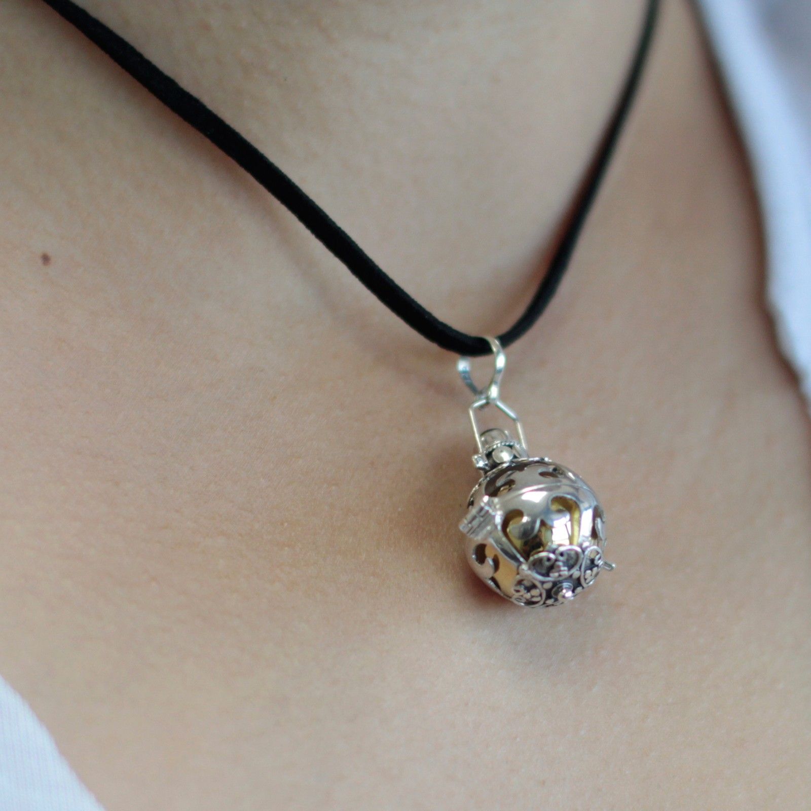 Halskette Engelsglöckchen - Träume - 925 Silber