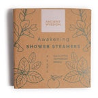 Aromatherapie Zen Duschbomben Set „Awakening“ – 4 Shower Steamer für Wachheit & einen aktiven Start
