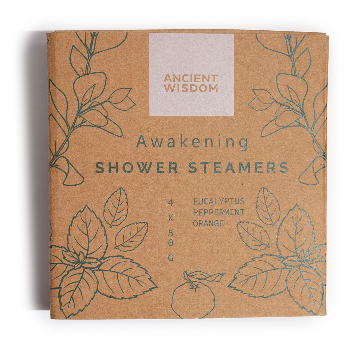 Aromatherapie Zen Duschbomben Set „Awakening“ – 4 Shower Steamer für Wachheit & einen aktiven Start