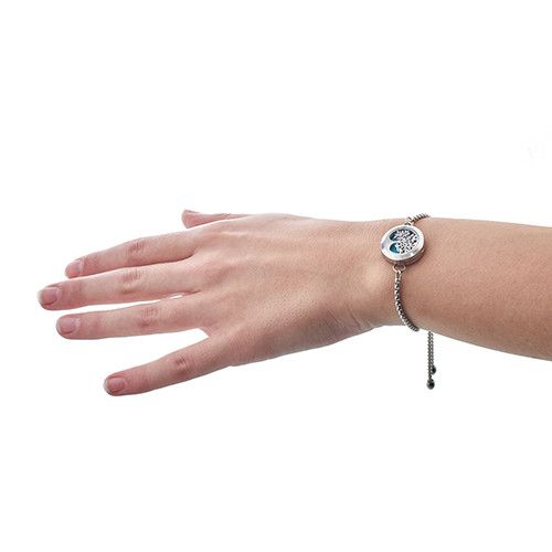 Aromatherapie Diffuser Armband für ätherische Öle – Baum des Lebens, 20 mm