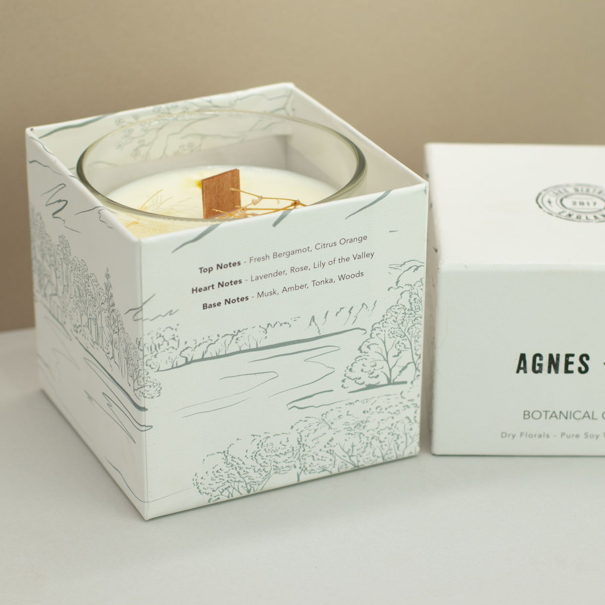 Agnes + Cat Duftkerze „Windermere“ - Zitrus & Lavendel