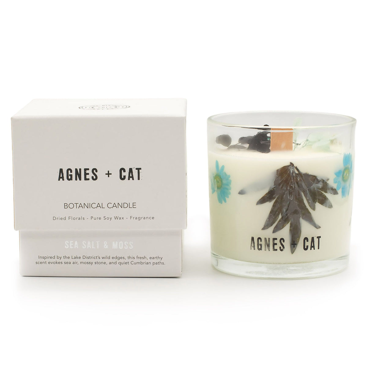 Agnes + Cat Duftkerze „Sea Salt & Moss“ - Meersalz & Moos