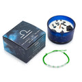 Sternzeichenkerze mit Edelsteinarmband – Waage