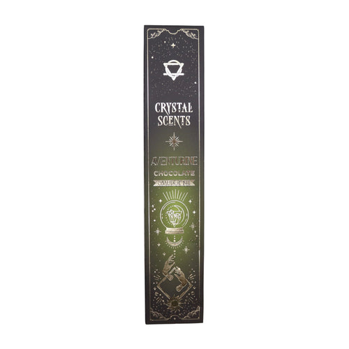 Crystal Scents Räucherstäbchen mit Aventurin – Schokolade